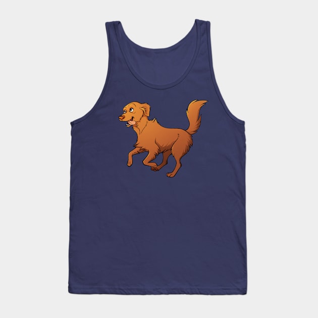 Happy Dog Tank Top by mariamar